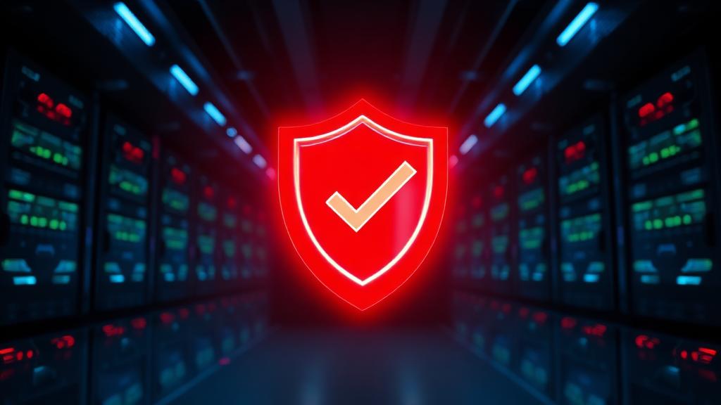 Digital shield representing AI validation and security