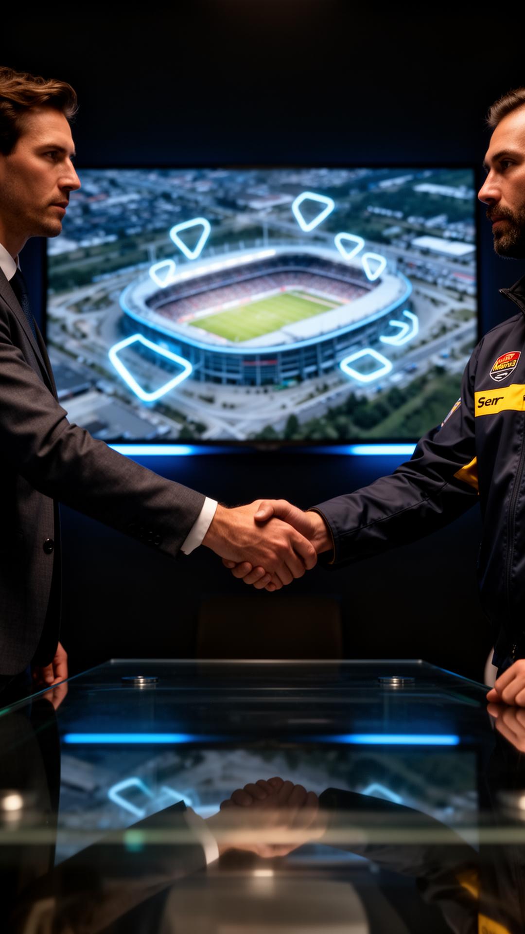 Partner portal — stadium crowd capturing validated evidence